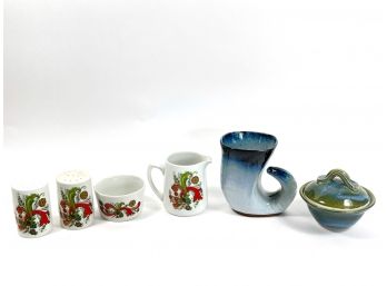 Assorted Lot Of Studio Pottery & Porcelain - Peter Pots