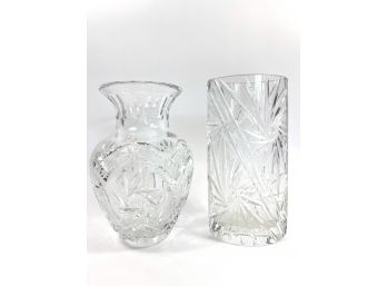 Vintage Cut Glass Vases