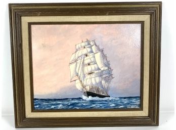 Herbert Pornhagen Original Ship Painting