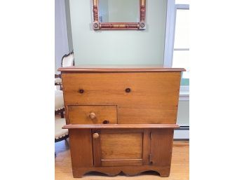 Antique American Pine Commode