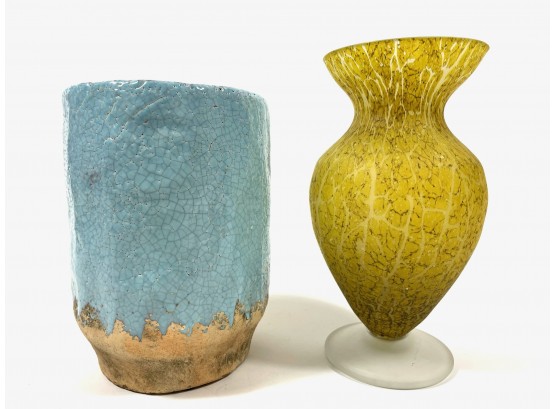 Decorative Ceramic & Art Glass Vase