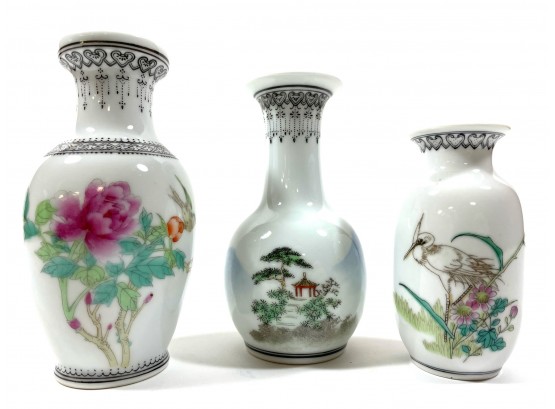 3 Chinese Decorative Vases