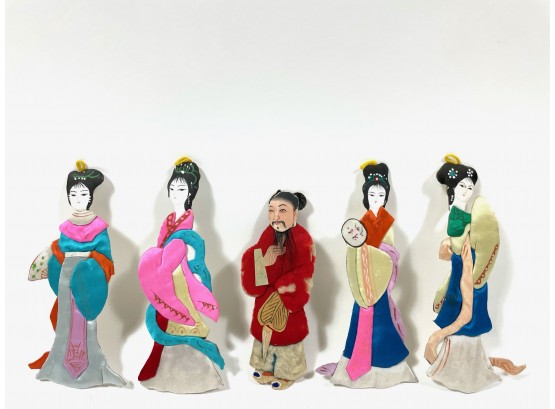 Antique Chinese Silk Dolls
