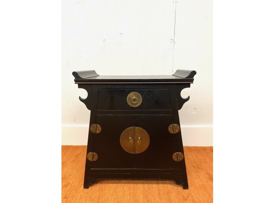 Asian Style Side Table/cabinet