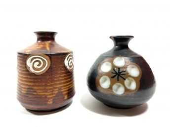 Mid-century Modern Japanese Stoneware Pottery