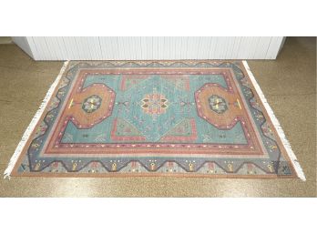 Vintage Hand Woven Area Rug