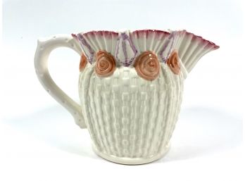 Shafford Porcelain Woven Seashell Pitcher