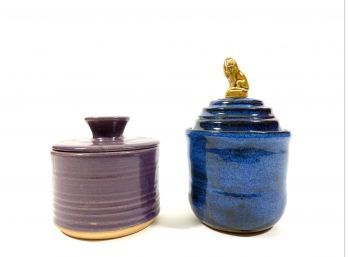 Hand Thrown Pottery Containers