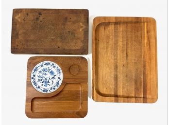 3 Cutting Boards/serving Platters