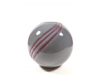 Modernist Blown Art Glass Vase/sphere
