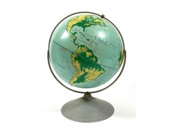 Nystroms Pictorial Relief Globe
