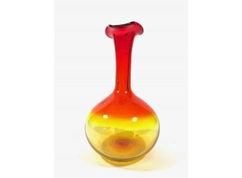 1950s Blenko Art Glass Vase