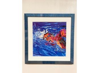 LeRoy Neiman Style Framed Painting