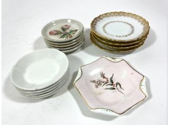 Antique Porcelain Demitasse Plates