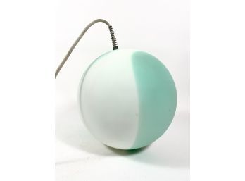 Vintage Glass Sphere Swag Light