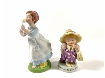 Pair Of Vintage Porcelain Figurines