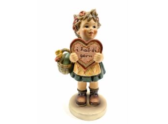 Special Edition Goebel Porcelain Hummel Figurine 'valentine Gift' #387