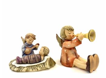 Goebel Porcelain Hummel Figurines 'lullaby' & 'little Gabriel'