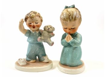 Goebel Porcelain Hummel Figurines 'sleepyhead' & 'a Childs Prayer'