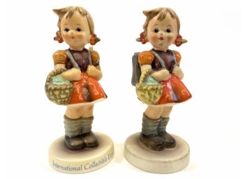Goebel Porcelain Hummel Figurines 'school Girl'