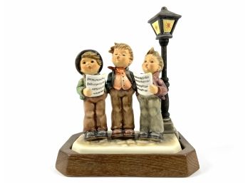 Rare Limited Edition Goebel Porcelain Hummel Figurine 'a Tuneful Trio' #757