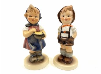 Goebel Porcelain Hummel Figurines 'from Me To You' & 'for Keeps'