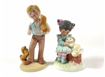 Vintage 'Best Friends' Porcelain Figurines