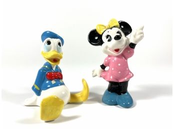 Walt Disney Ceramic Figurines - Vintage Japanese