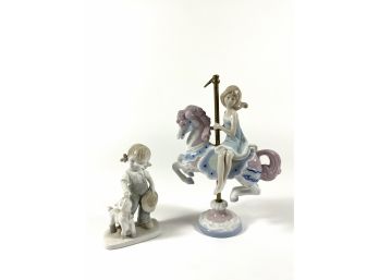 Lladro Style Porcelain Figurines