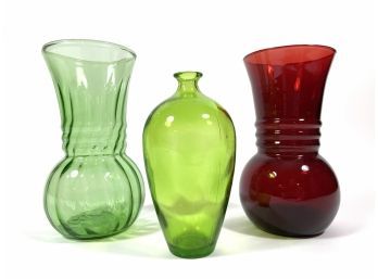 1960s Art Glass Vases