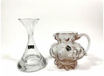 Antique Handmade Art Glass Pieces