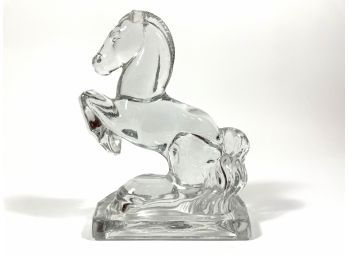 Art Deco Fostoria Glass Horse