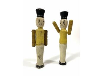 Antique Wooden Toy Figurines/soldiers