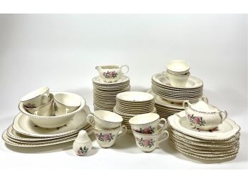 Antique Set Of Harker Pottery Co. China