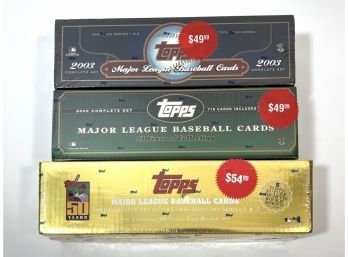 Sealed Wax - 2001, 2002 & 2003 Unopened Topps Baseball Sets