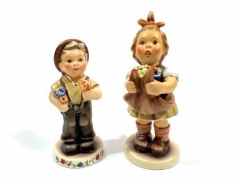 (2) Goebel Porcelain Hummel Figurines