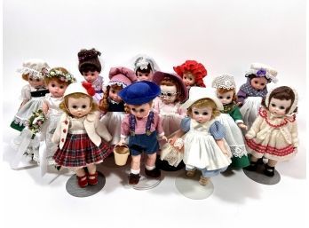 (13) Madame Alexander Collectible Dolls