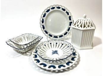 (6) Porcelain Wares - I. Godinger & Co.