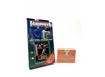 Sealed Wax - Unopened Ken Griffey Jr. Metal Cards & Unopened Fleer Cal Ripken Jr.