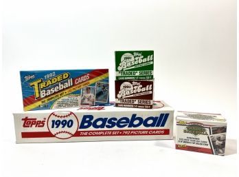 Sealed Wax - Topps 1990, 1992 & 1993 Unopened Boxes