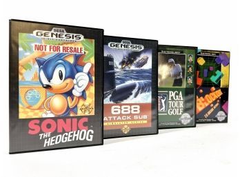 (4) Sega Genesis Games