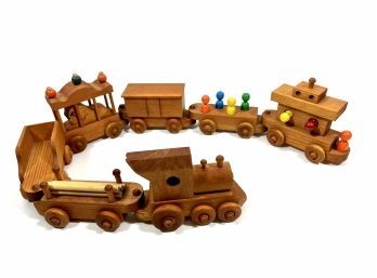 Hand-Made Circus Train - Woodcrafts By Hesch - Woodstock, CT