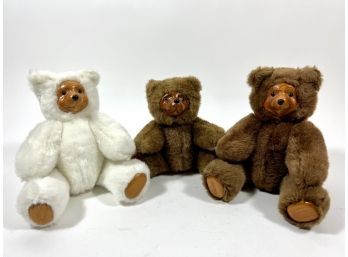 (3) Robert Raikes Collectible Bears