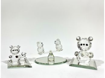 Swarovski Diminutive Crystal Figurines - Bears