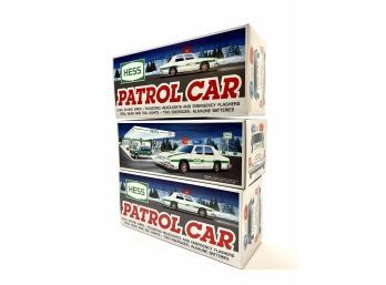 (3) Collectible Hess Patrol Cars - Original Boxes