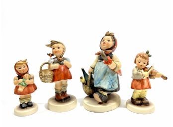 (4) Goebel Porcelain Hummel Figurines
