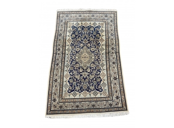 Antique Persian Hand-tied Kashan Rug