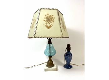 Pair Of 19th C. Table Lamps