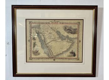 John Tallis Framed Map Print