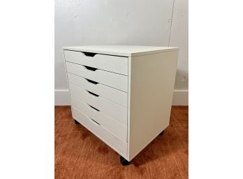 Six Drawer Rolling Cabinet